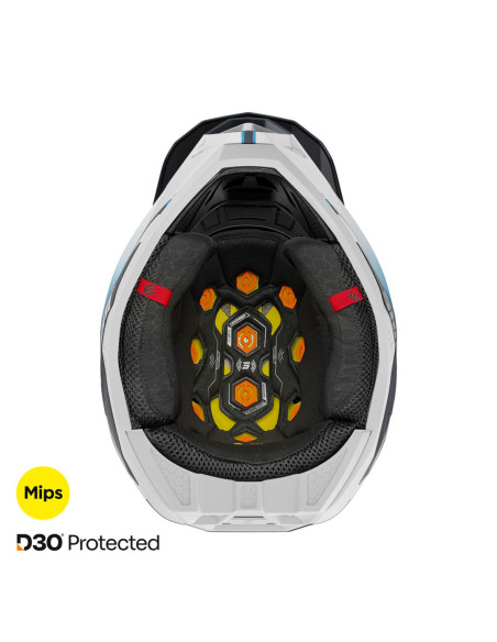 Casque cross Shot 2025 Lite Challenger - Bleu Mat
