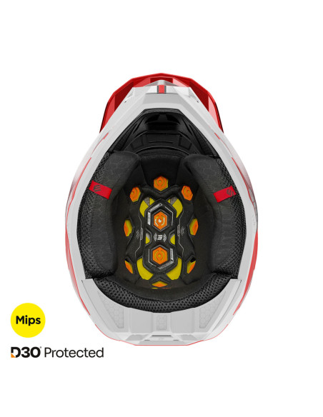 Casque cross Shot 2025 Lite Challenger - Rouge Pearl