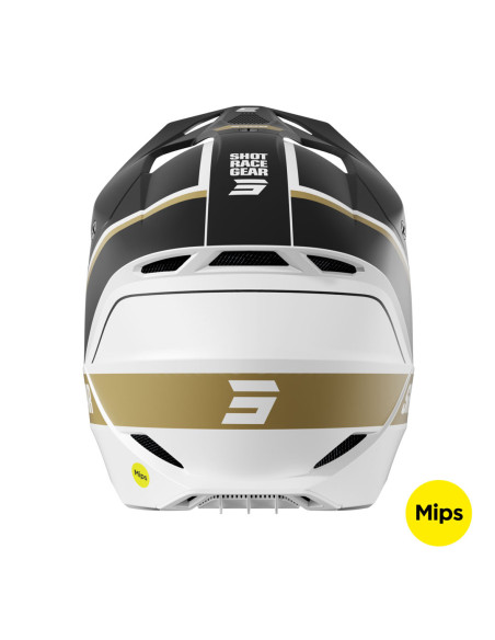 Casque cross Shot 2025 Race Mythic - Noir Or Mat