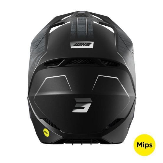 Casque cross Shot 2025 Race Camo Tactic - Noir Gris Mat