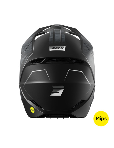 Casque cross Shot 2025 Race Camo Tactic - Noir Gris Mat