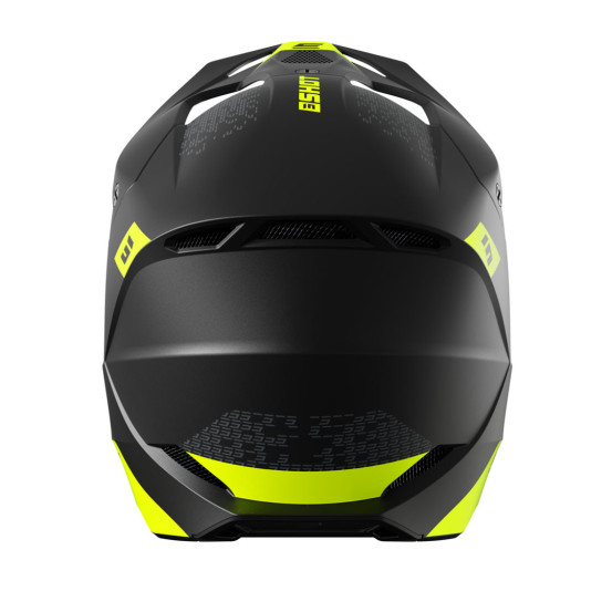 Casque cross Shot 2025 Furious Draw - Jaune Fluo Mat
