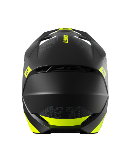 Casque cross Shot 2025 Furious Draw - Jaune Fluo Mat
