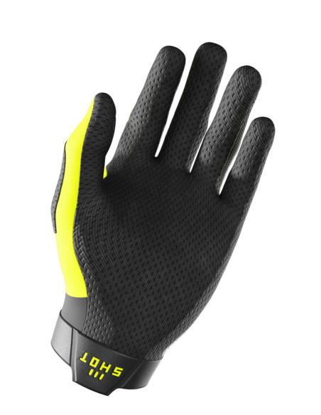 Gants cross Shot 2025 Lite Pro - Jaune Fluo