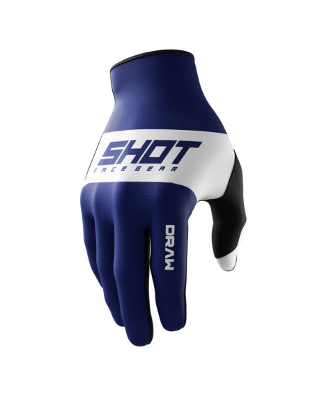 Gants cross Shot 2025 Draw Sky - Bleu