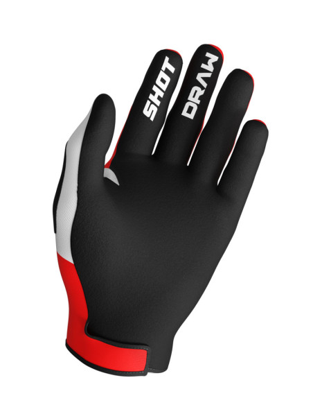 Gants cross Shot 2025 Draw Sky - Rouge