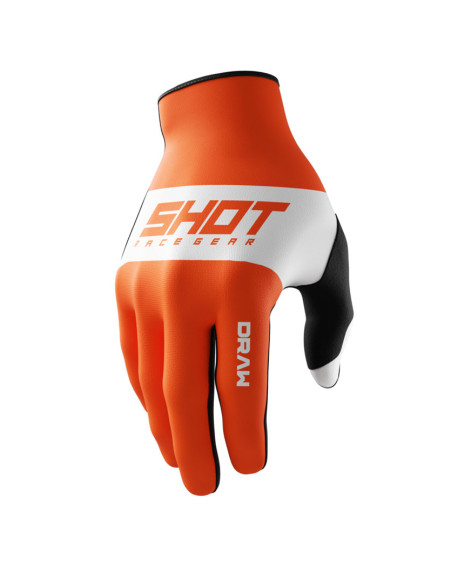 Gants cross Shot 2025 Draw Sky - Orange