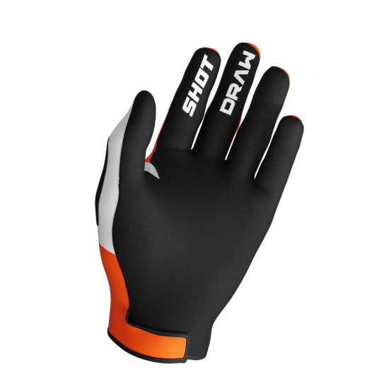 Gants cross Shot 2025 Draw Sky - Orange