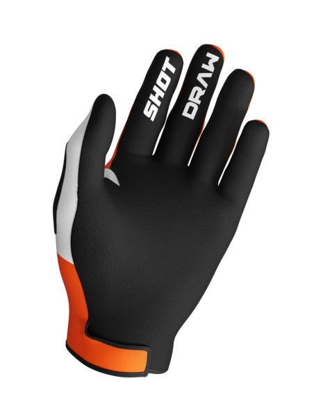 Gants cross Shot 2025 Draw Sky - Orange
