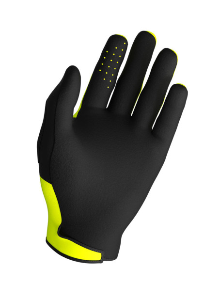 Gants cross enfant Shot 2025 Draw Sky - Jaune Fluo