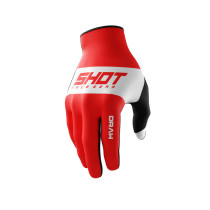 Gants cross enfant Shot 2025 Draw Sky - Rouge