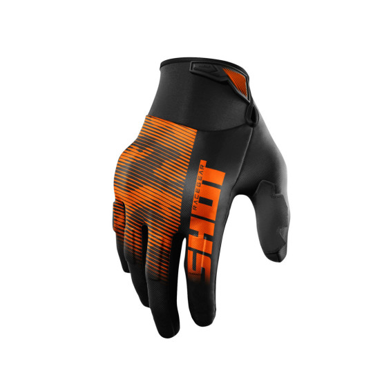Gants cross Shot 2025 Drift Tactic - Orange Fluo