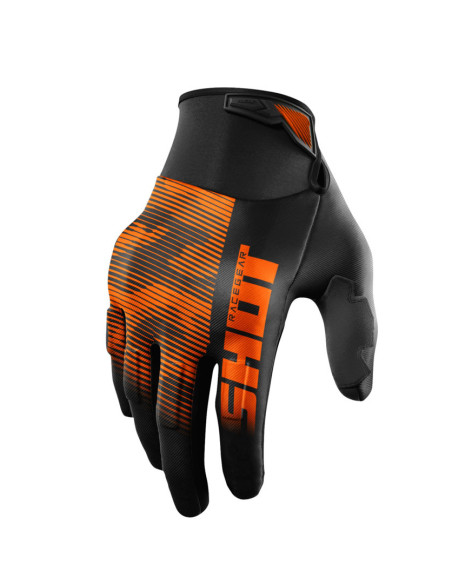 Gants cross Shot 2025 Drift Tactic - Orange Fluo