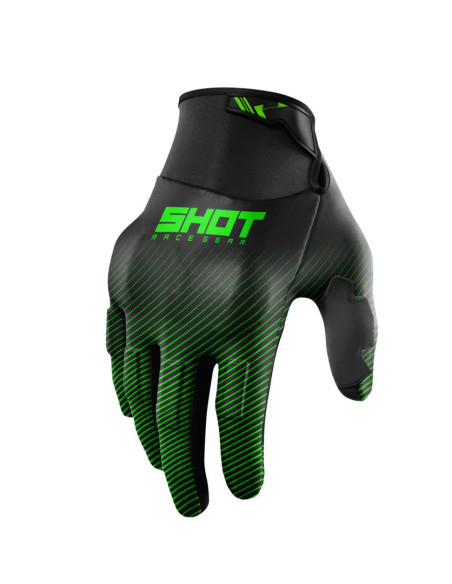 Gants cross Shot 2025 Drift Rim - Vert