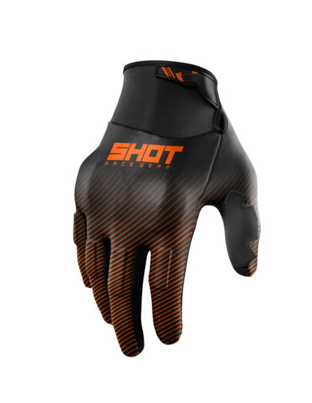 Gants cross Shot 2025 Drift Rim - Orange
