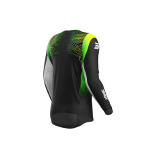 Maillot cross enfant Shot 2025 Contact Apex - Jaune Fluo 2