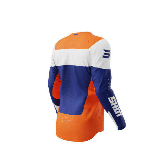 Maillot cross enfant Shot 2025 Draw League - Orange