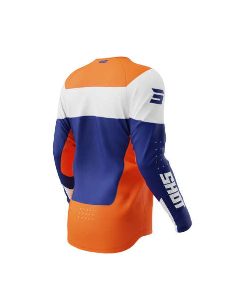 Maillot cross enfant Shot 2025 Draw League - Orange