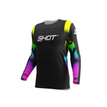 Maillot cross enfant Shot 2025 Contact Nitro - Noir