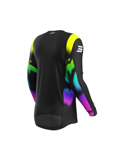 Maillot cross enfant Shot 2025 Contact Nitro - Noir