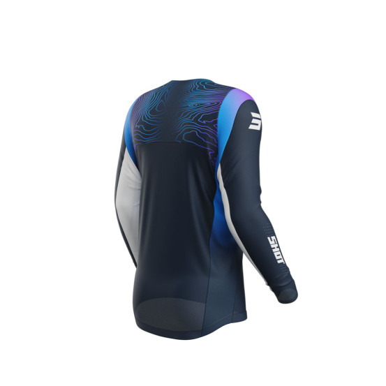 Maillot cross Shot 2025 Contact Apex - Bleu