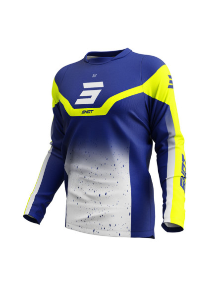 Maillot cross Shot 2025 Devo Blast - Bleu