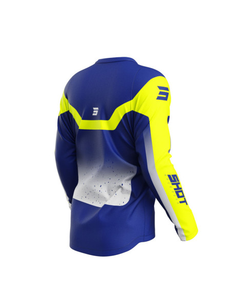 Maillot cross Shot 2025 Devo Blast - Bleu