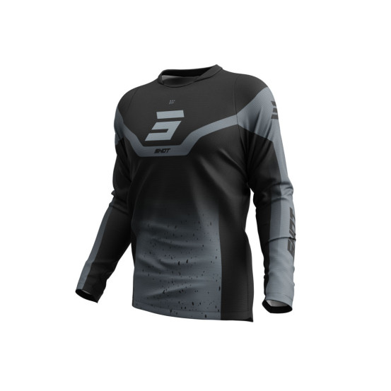 Maillot cross Shot 2025 Devo Blast - Noir Gris