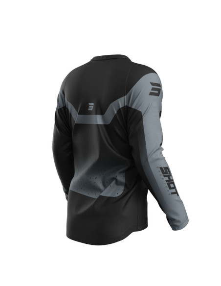 Maillot cross Shot 2025 Devo Blast - Noir Gris