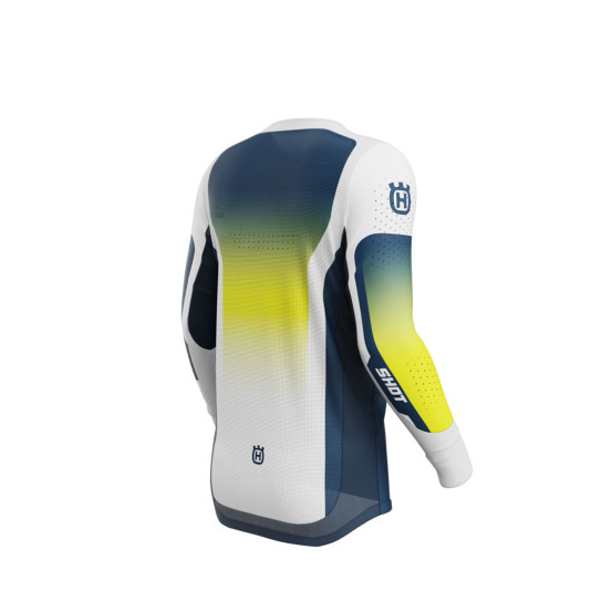 Maillot cross Shot 2025 Aerolite Husqvarna - Bleu