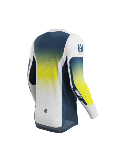 Maillot cross Shot 2025 Aerolite Husqvarna - Bleu