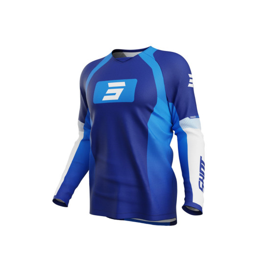 Maillot cross Shot 2025 Draw Instinct - Bleu