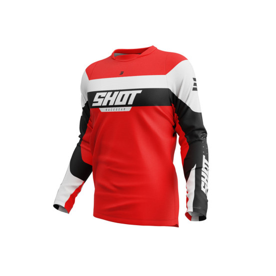 Maillot cross Shot 2025 Devo League - Rouge