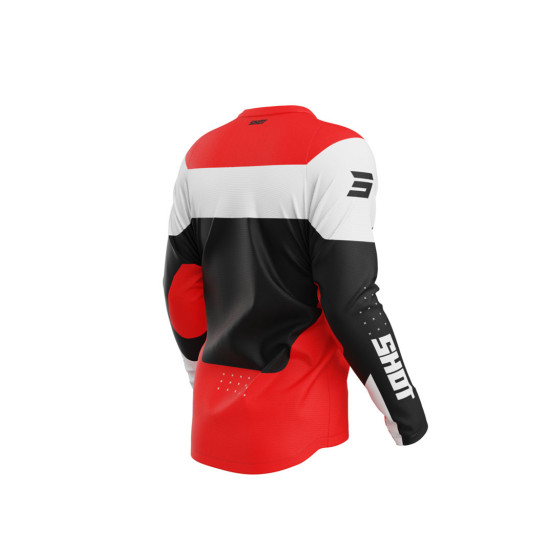 Maillot cross Shot 2025 Devo League - Rouge