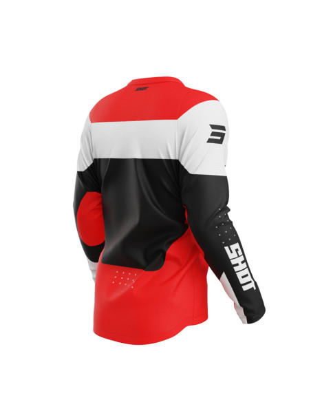 Maillot cross Shot 2025 Devo League - Rouge