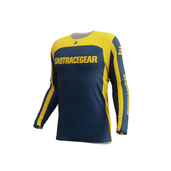 Maillot cross Shot 2025 Contact Mythic - Bleu
