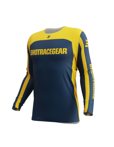 Maillot cross Shot 2025 Contact Mythic - Bleu