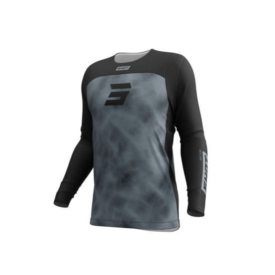 Maillot cross Shot 2025 Contact Onyx - Noir Gris