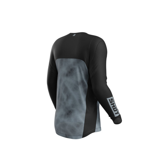 Maillot cross Shot 2025 Contact Onyx - Noir Gris