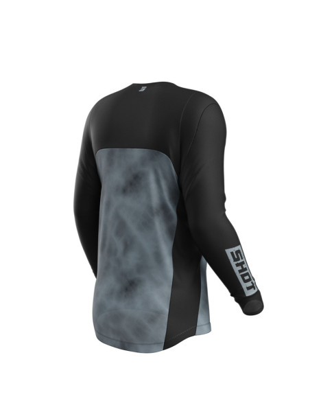 Maillot cross Shot 2025 Contact Onyx - Noir Gris