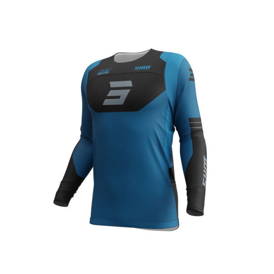 Maillot cross Shot 2025 Contact Shield - Bleu