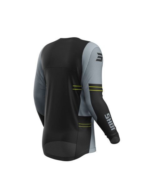 Maillot cross Shot 2025 Contact Shield - Jaune Fluo