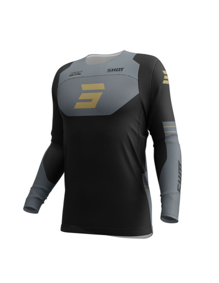 Maillot cross Shot 2025 Contact Shield - Or