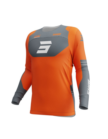 Maillot cross Shot 2025 Contact Shield - Orange