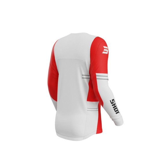 Maillot cross Shot 2025 Contact Shield - Rouge