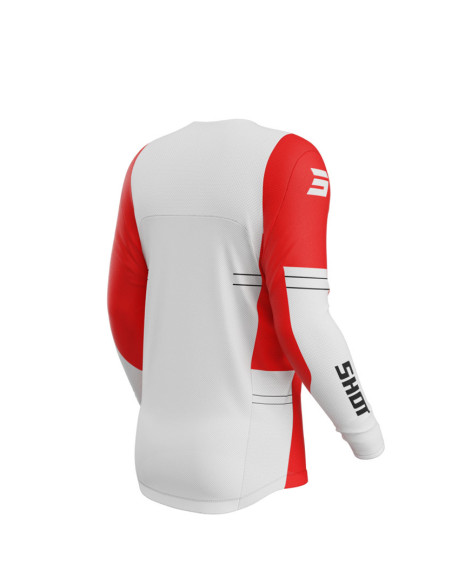 Maillot cross Shot 2025 Contact Shield - Rouge