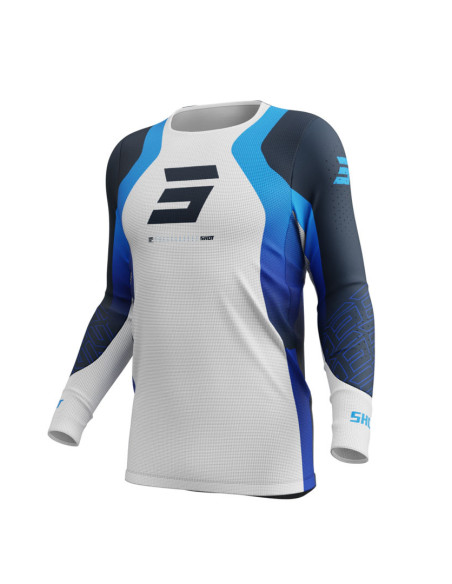 Maillot cross Shot 2025 Aerolite Ultra - Bleu