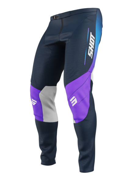 Pantalon cross enfant Shot 2025 Contact Apex - Bleu