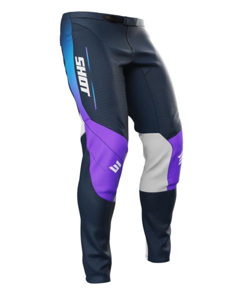 Pantalon cross enfant Shot 2025 Contact Apex - Bleu