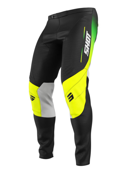Pantalon cross enfant Shot 2025 Contact Apex - Jaune Fluo
